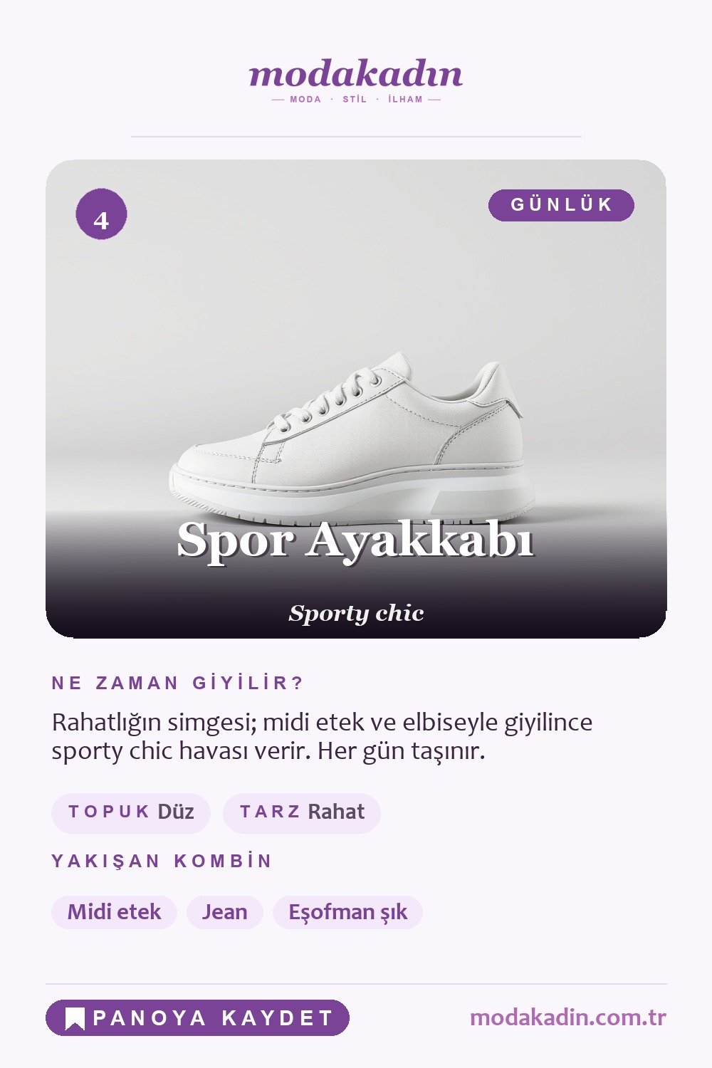 Spor ayakkabı modeli Pinterest pini