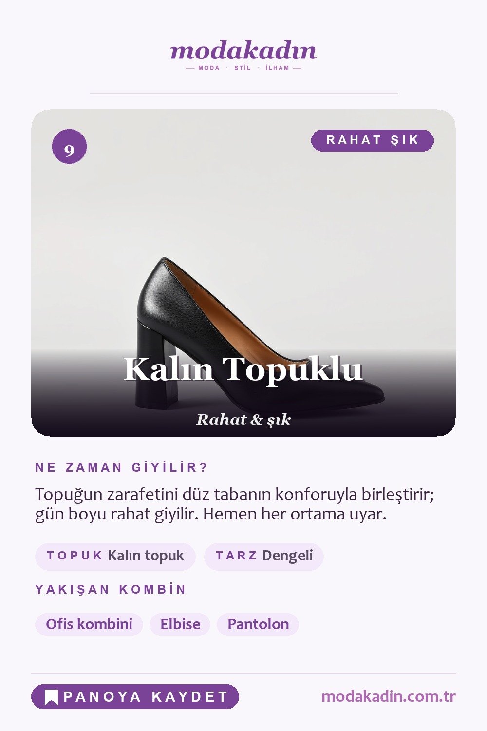 Kalın topuklu ayakkabı modeli Pinterest pini