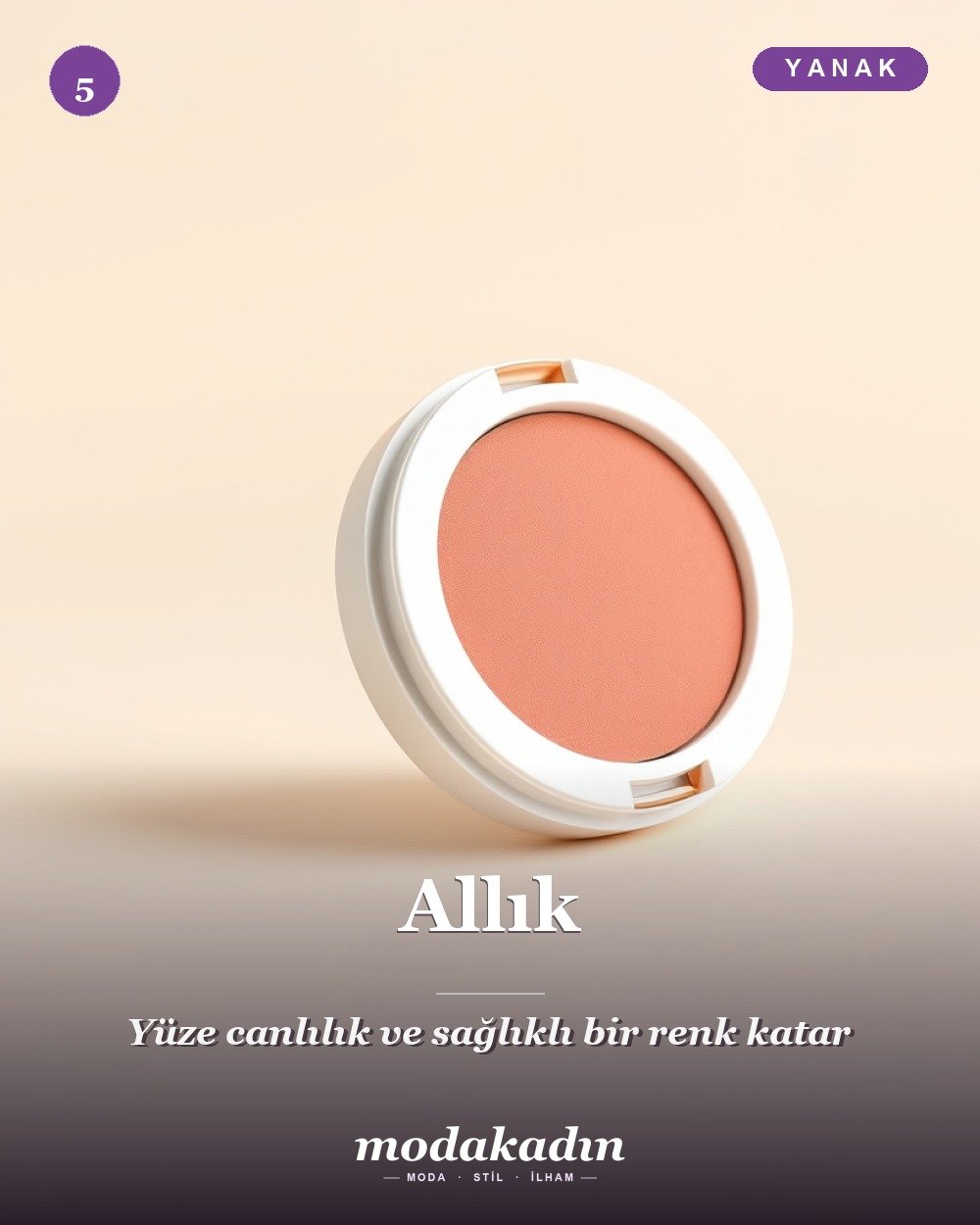 Günlük makyajda allık adımı