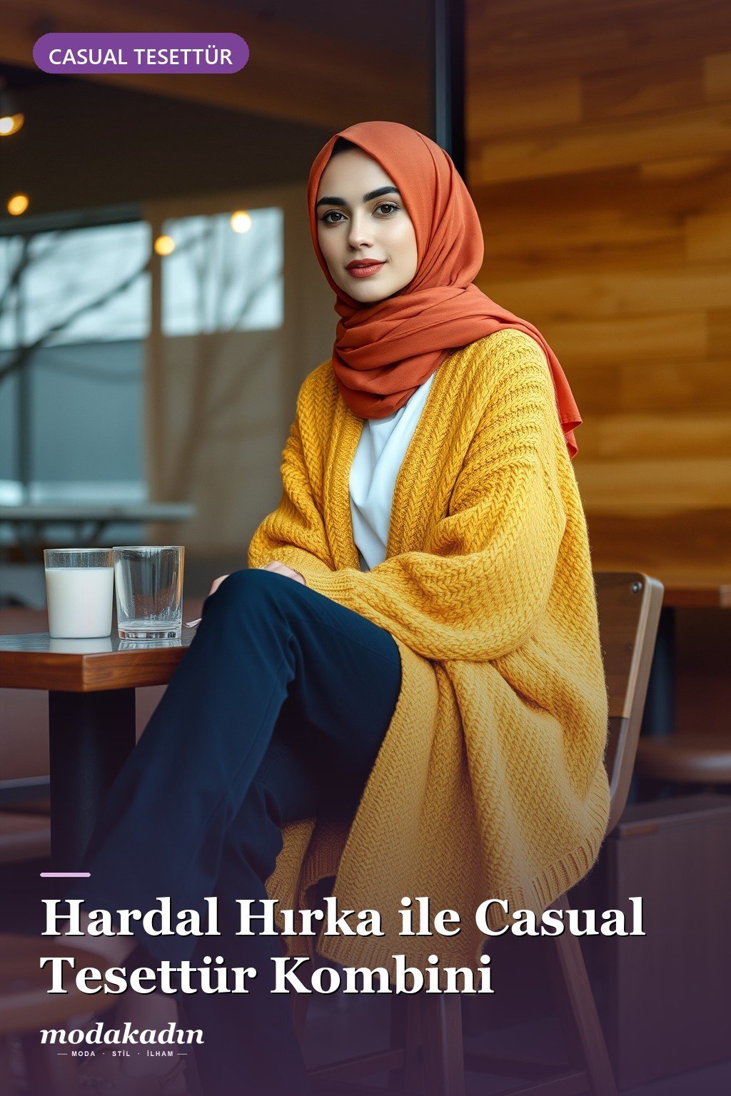 Hardal Hırka & Lacivert Jean: Canlı Zıtlık Formülü