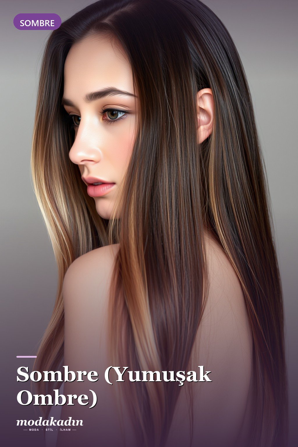 Sombre yumuşak ombre Pinterest pini