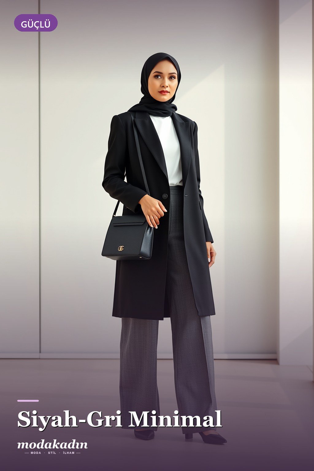 Siyah-Gri Minimal: Güçlü ve Çarpıcı